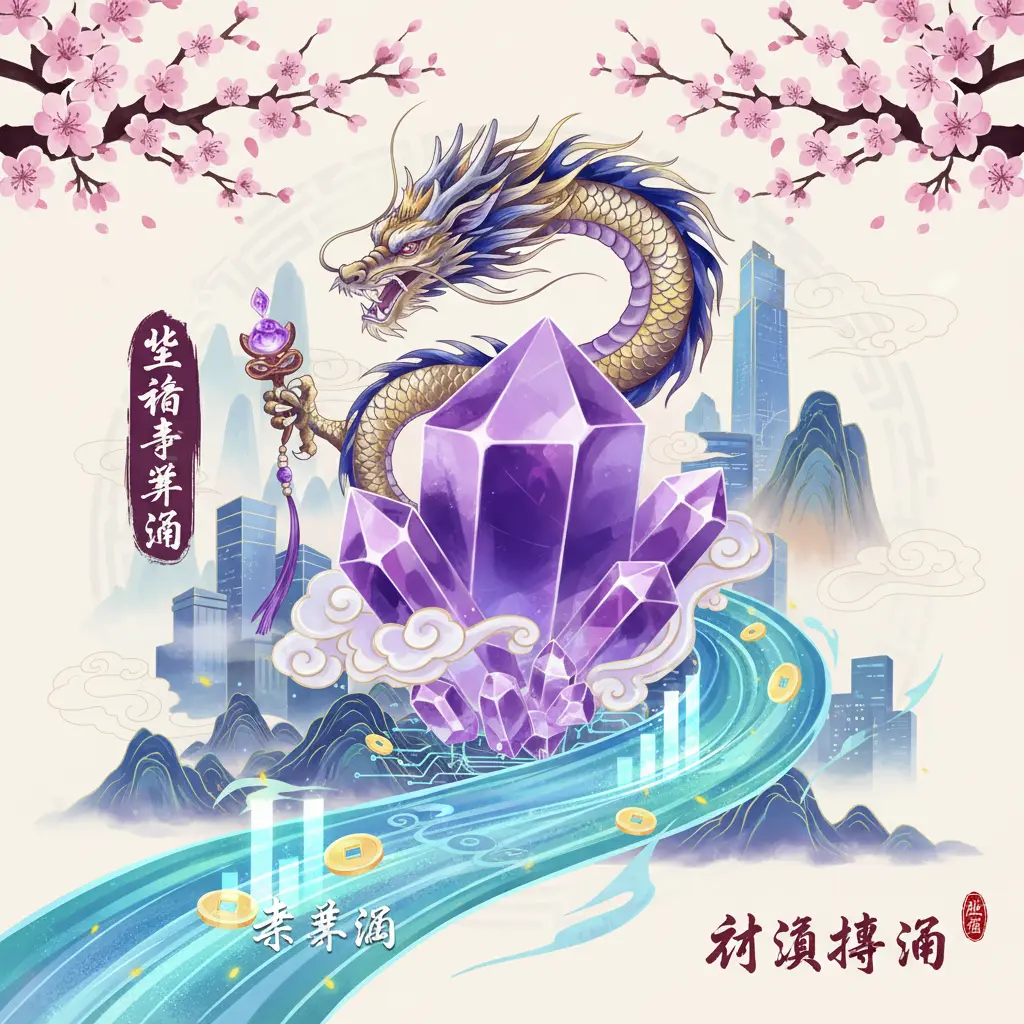 事業運 - 紫水晶