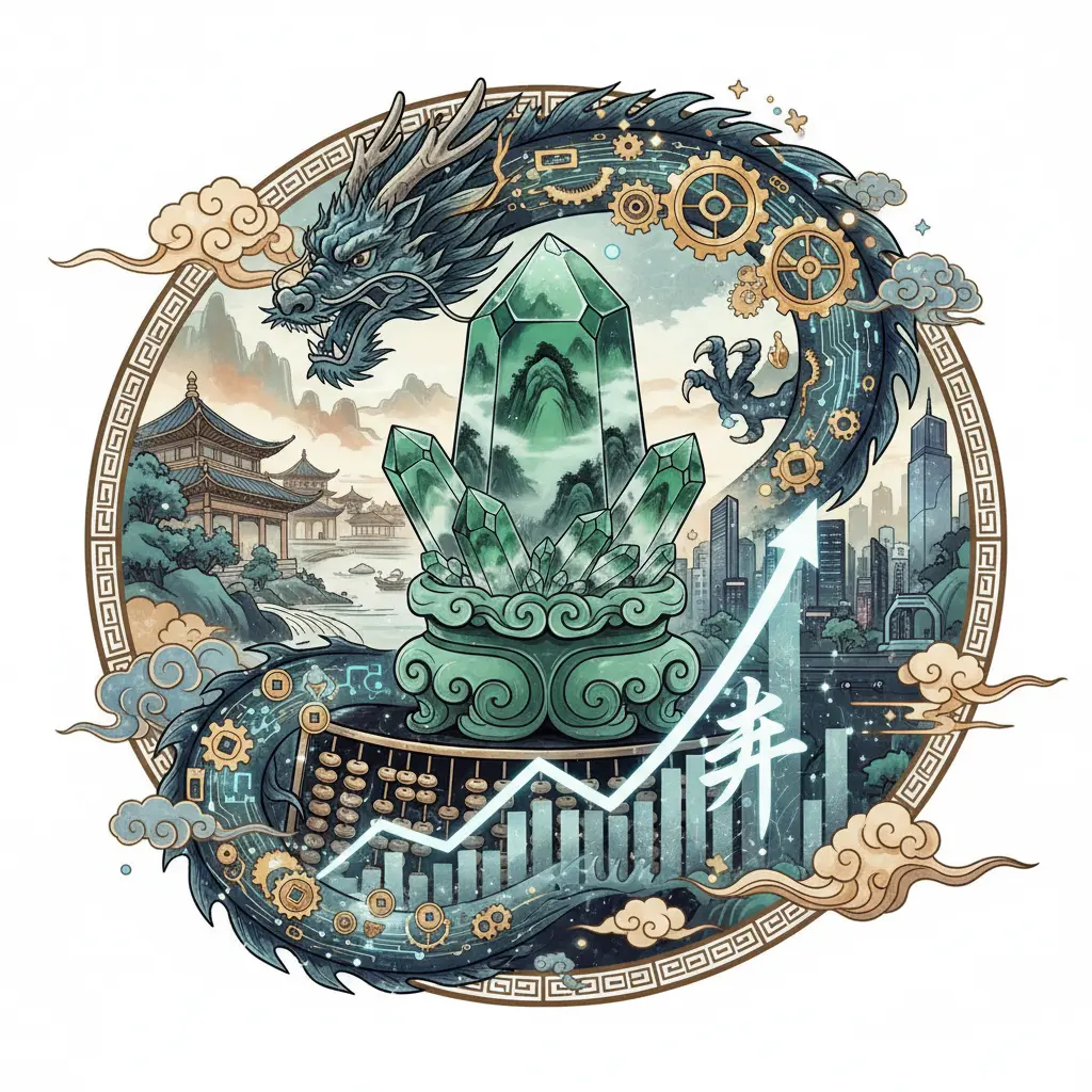 事業運 - 綠幽靈水晶