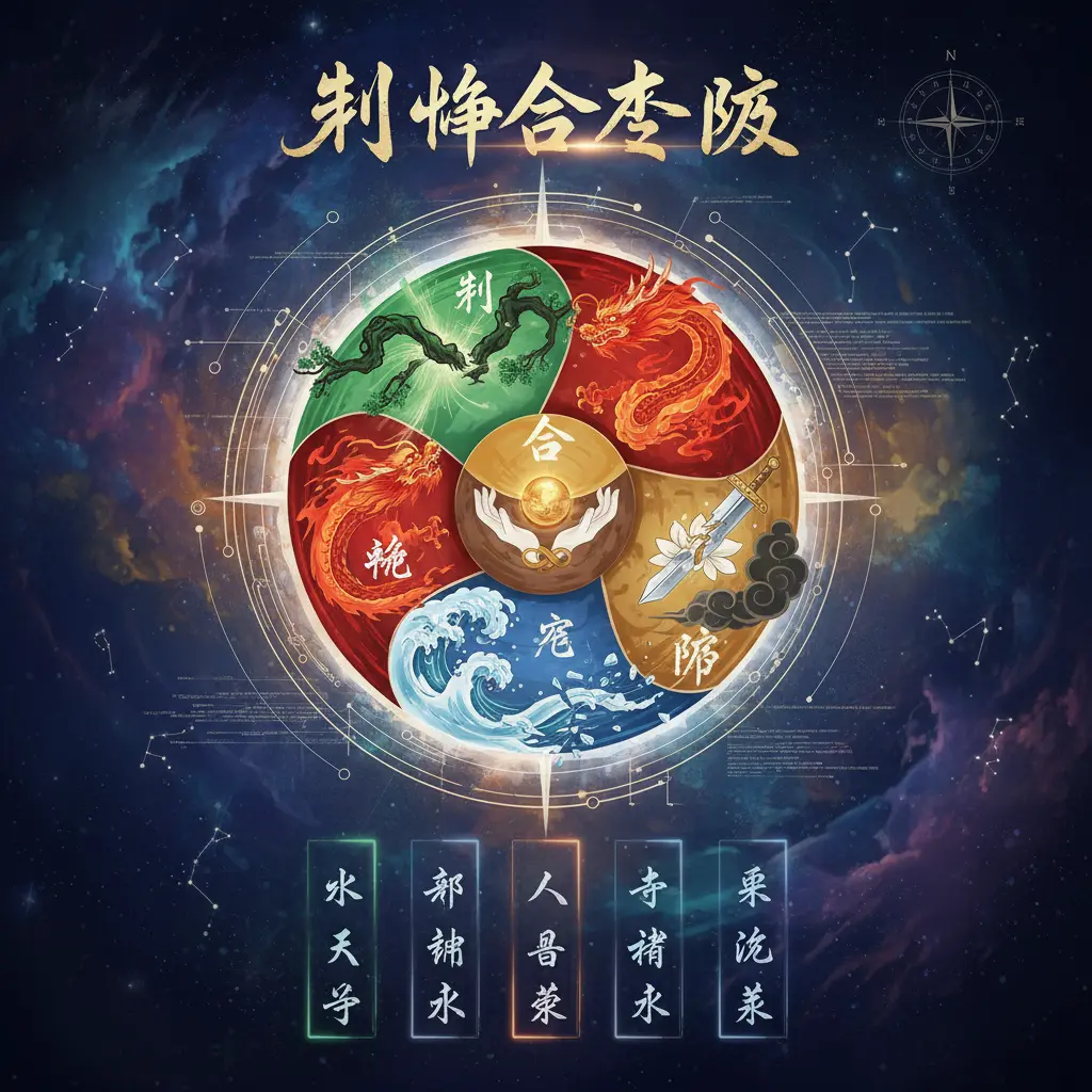 八字命理 - 刑衝合害破