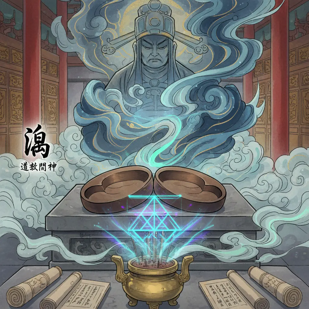 道教問神 - 陰筊