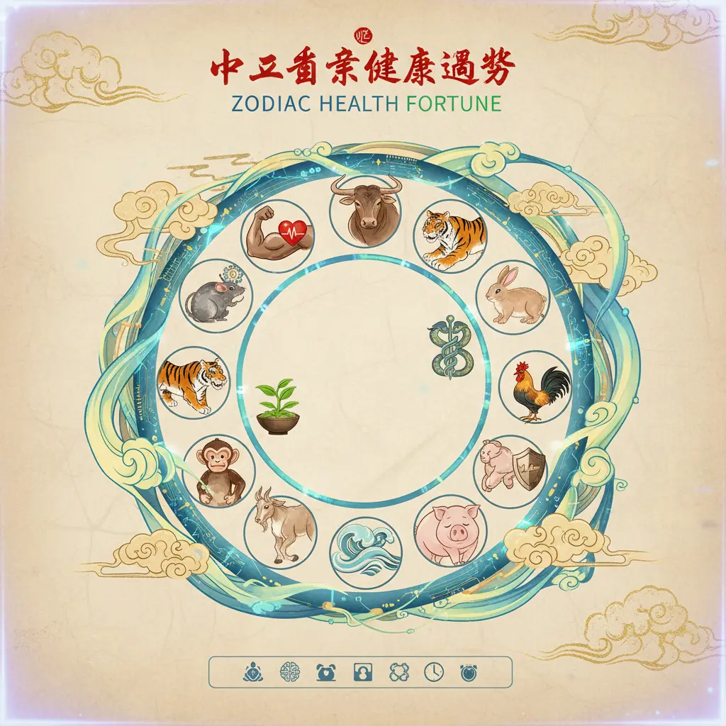健康運勢 - 十二生肖