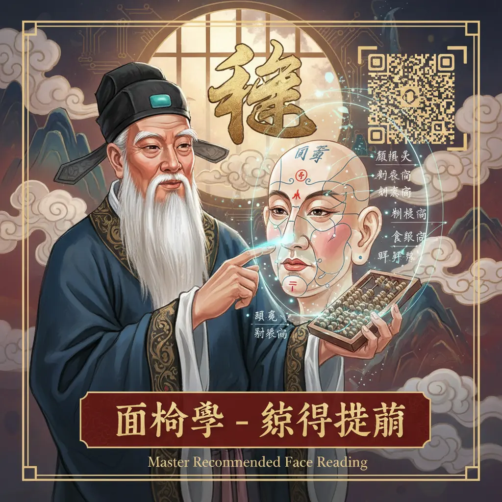 算命師傅推薦 - 面相學