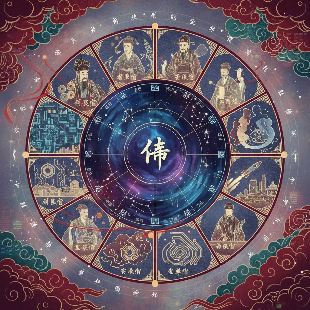 紫微鬥數 - 命盤