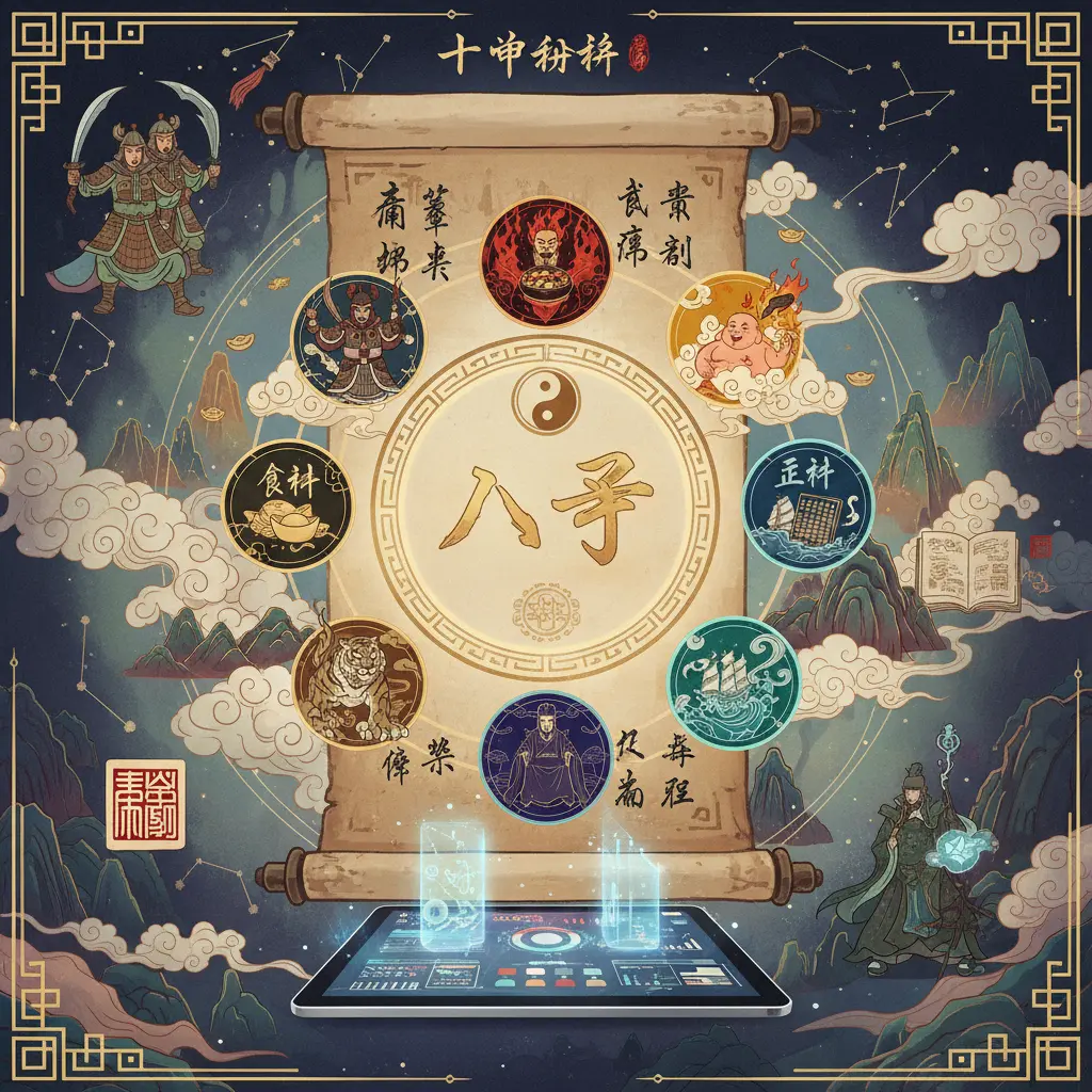 八字分析 - 十神