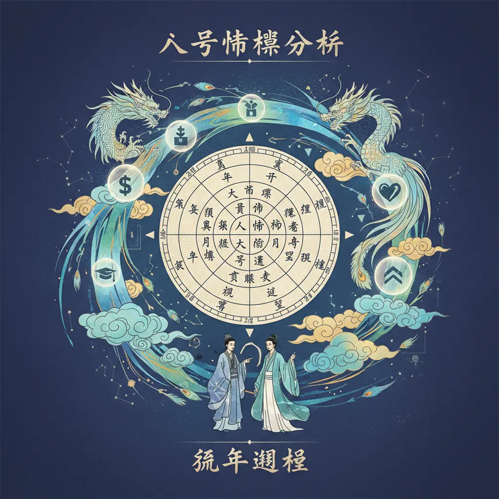 流年運程 - 八字命盤分析
