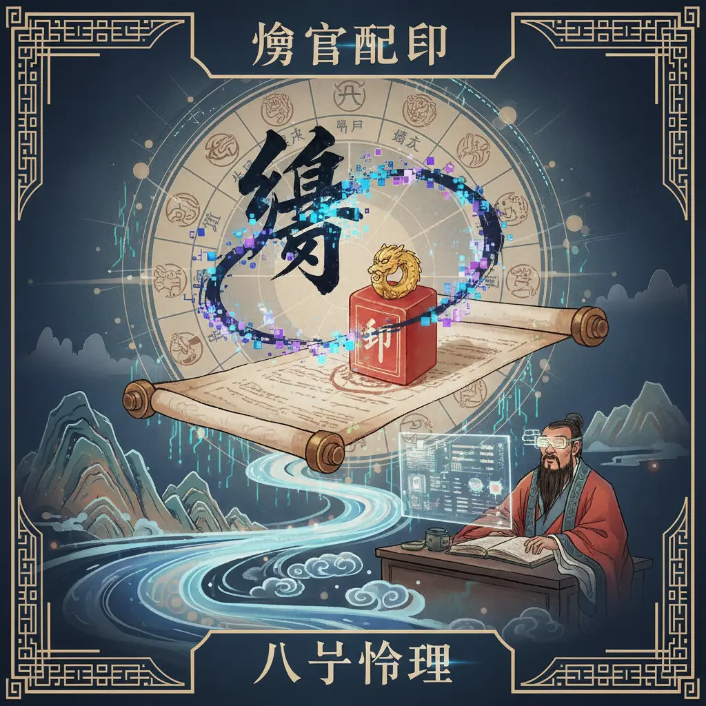 八字命理 - 傷官配印